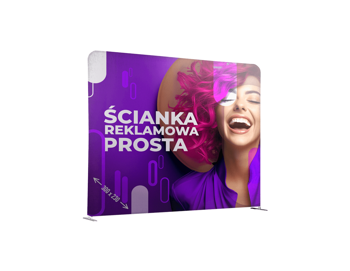 Ikona produktowa Ścianka Reklamowa Prosta 300x230 cm